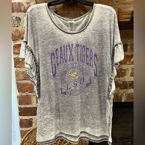 Distressed LSU Shirt
